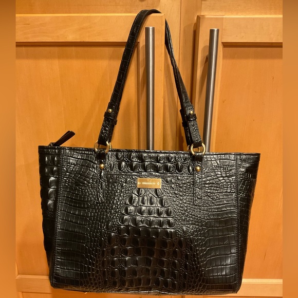 Brahmin Bags Authentic Brahmin Crocodile Tote Bag Used A Liitle Bit Time In One Day Poshmark